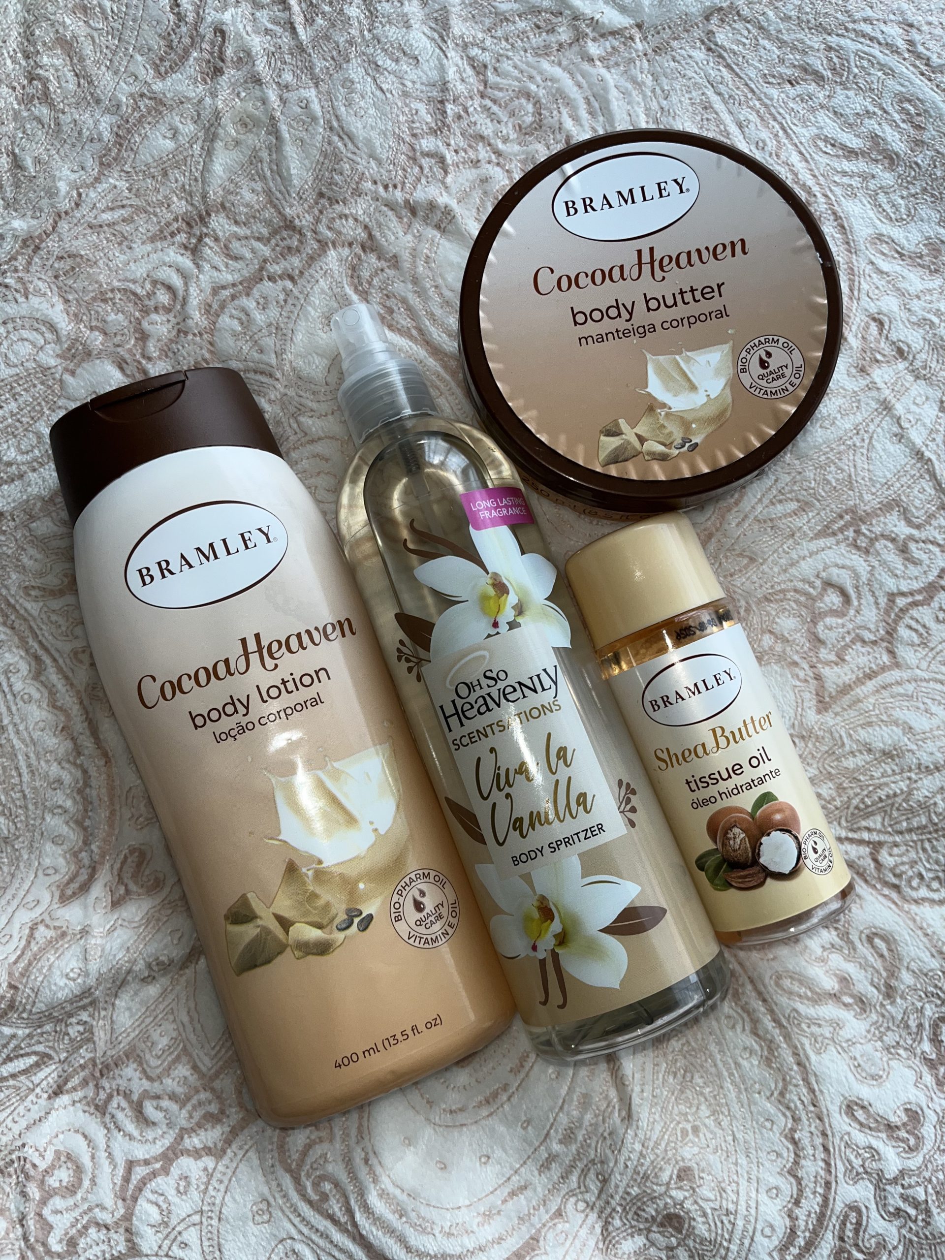 Vanilla Layering Body Care Routine: Bramley Cocoa Heaven Collection