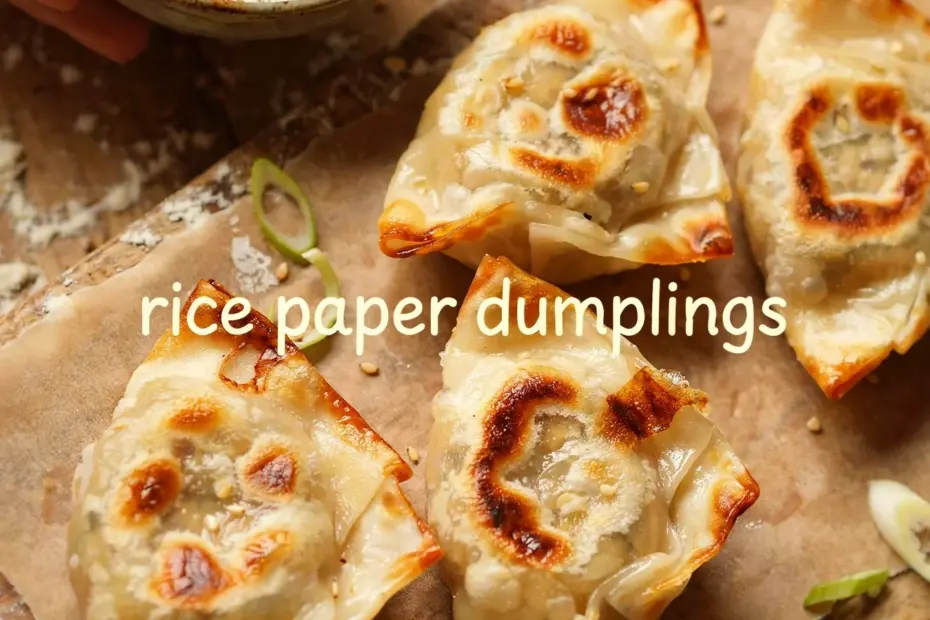Rice Paper Dumplings | Easy Keto Asian Fusion Snack | Korean-Inspired Pantry Idea