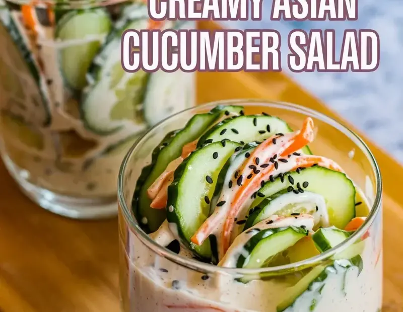 Creamy Asian Cucumber Salad Before & After: The Viral Side Dish That Saves Cucumbers